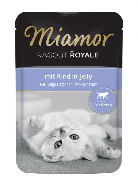 Miamor Ragout Royal Kitten mit Rind in Jelly 22 x 100 g