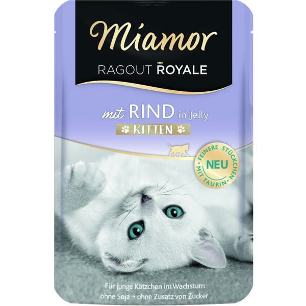 Miamor Ragout Royale Kitten Rind in Jelly 22 x 100 g