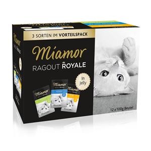 Miamor Ragout Royal mit Kaninchen, Huhn und Thunfisch in Jelly Multipack 48 x 100 g