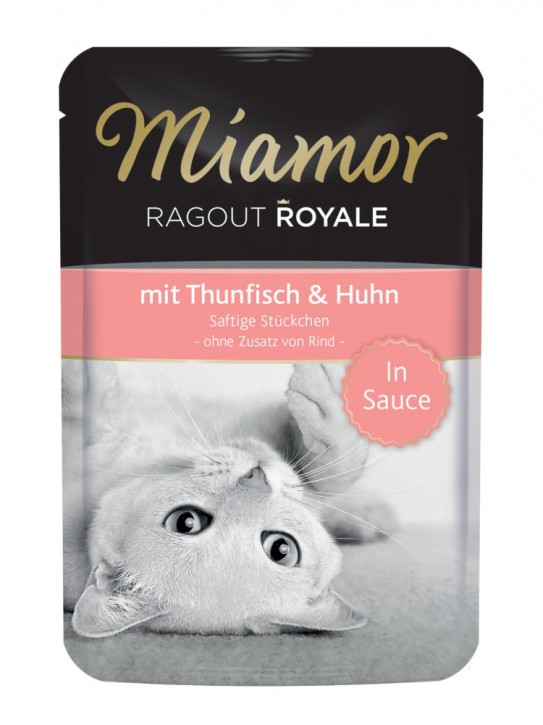 Miamor Ragout Royal mit Thunfisch und Huhn in Sauce 22 x 100 g