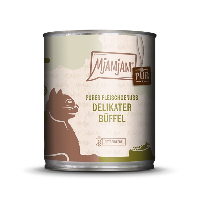 MjAMjAM Cat Büffel pur 200 g, 400 g oder 800 g