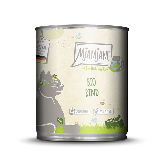 MjAMjAM Cat Bio Rind 200 g, 400 g oder 800 g