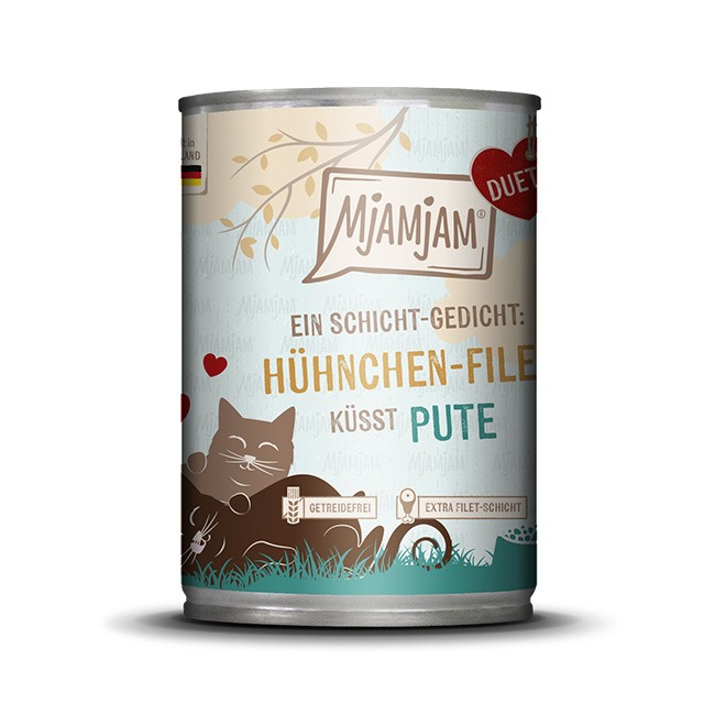 MjAMjAM Cat Duett Huhn-Filet & Pute 190 g oder 390 g