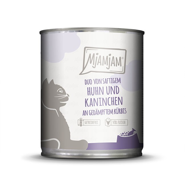 MjAMjAM Cat Duo Huhn & Kaninchen 200 g, 400 g oder 800 g