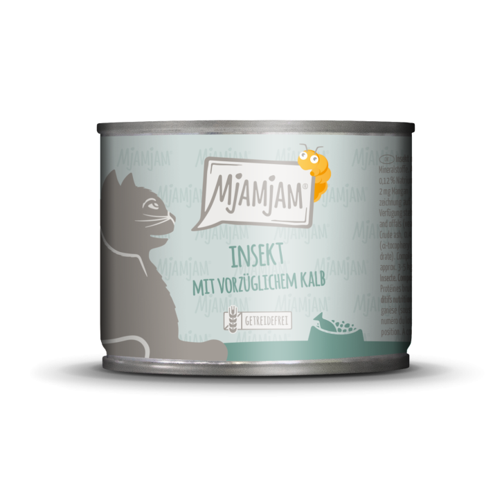 MjAMjAM Cat Insekt & Kalb 12 x 200 g