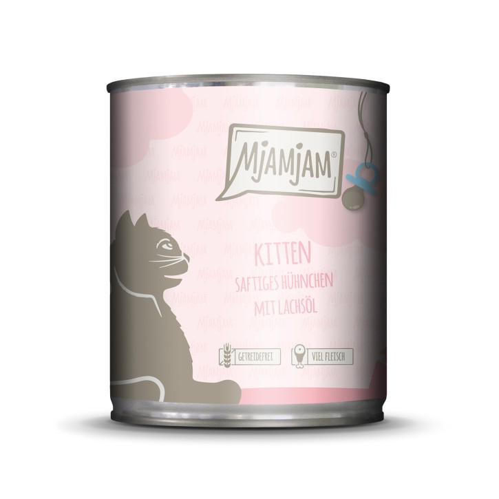 MjAMjAM Cat Kitten mit Huhn 200 g, 400 g oder 800 g