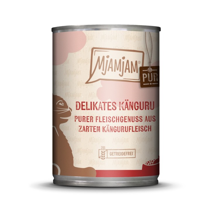 MjAMjAM Cat Känguru pur 12 x 400 g