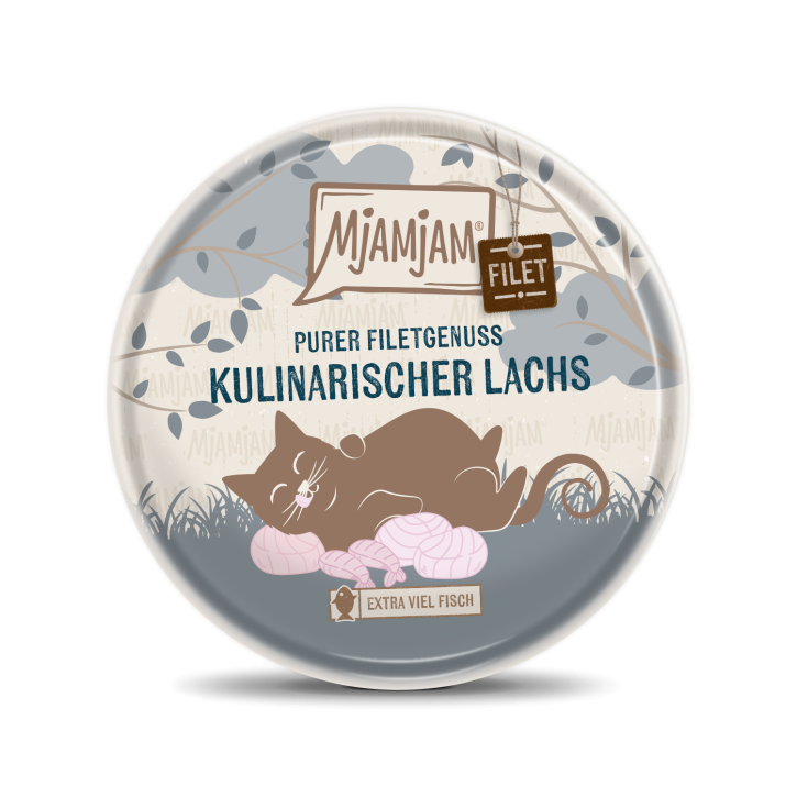 MjAMjAM Cat Purer Filetgenuss Lachs 16 x 80 g