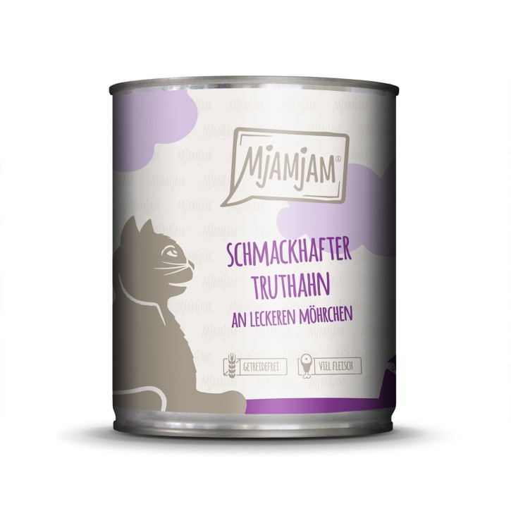 MjAMjAM Cat Truthahn & Möhrchen 200 g, 400 g oder 800 g