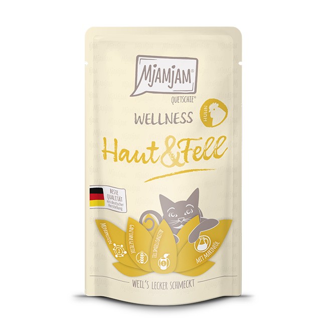 MjAMjAM Cat Wellness Haut & Fell Huhn 125 g