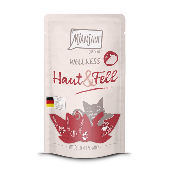 MjAMjAM Cat Wellness Haut & Fell Rind 125 g