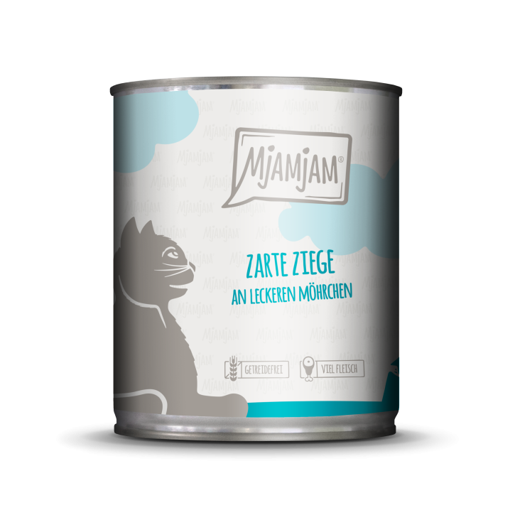 MjAMjAM Cat Ziege & Möhrchen 200 g, 400 g oder 800 g