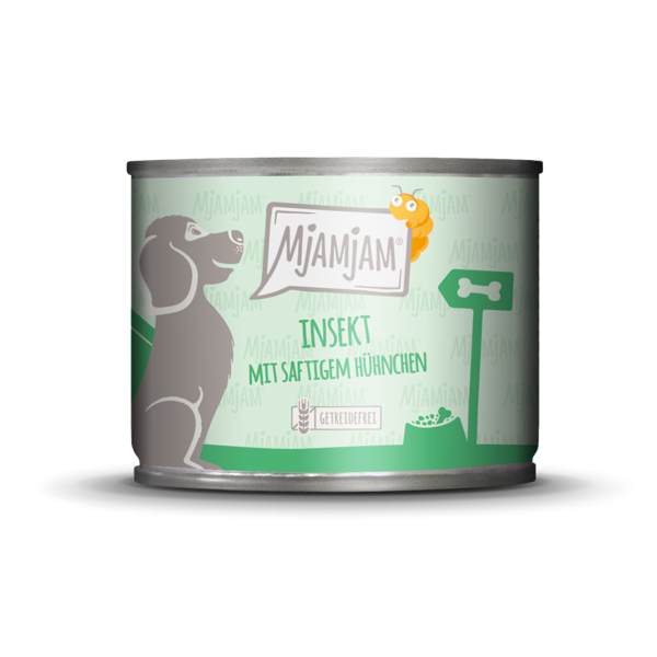 MjAMjAM Dog Insekt mit Hühnchen 12 x 200 g