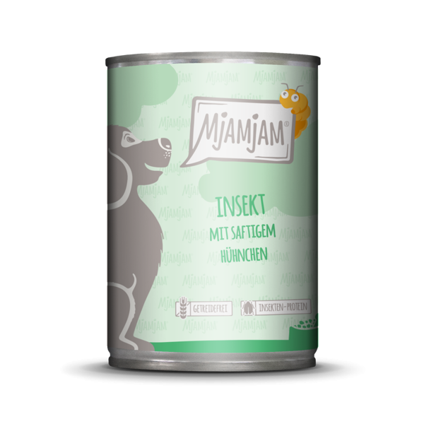 MjAMjAM Dog Insekt mit Hühnchen 6 x 400 g