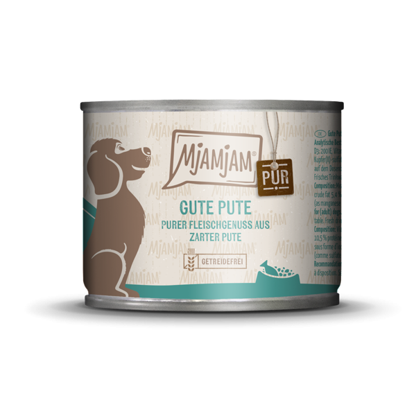 MjAMjAM Dog Pute pur 12 x 200 g