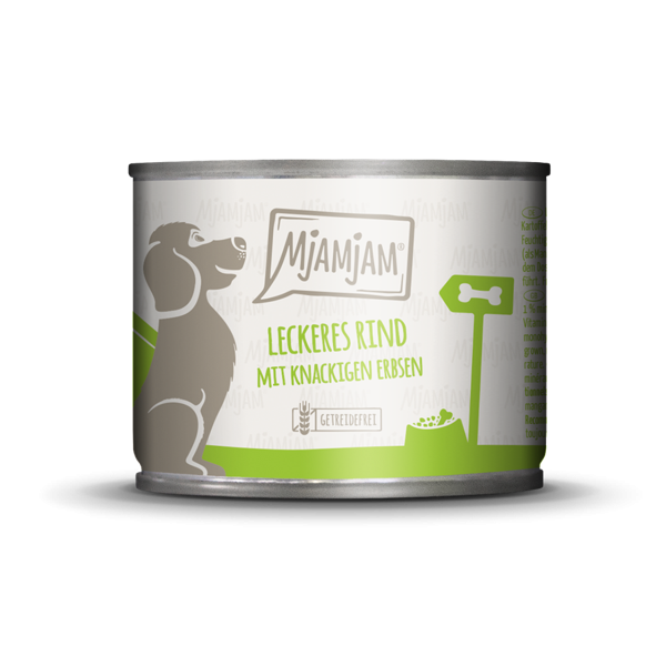 MjAMjAM Dog mit Rind, Kartoffeln und Erbsen 12 x 200 g