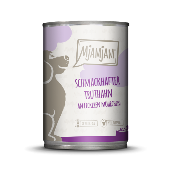 MjAMjAM Dog mit Truthahn und Möhrchen 12 x 400 g