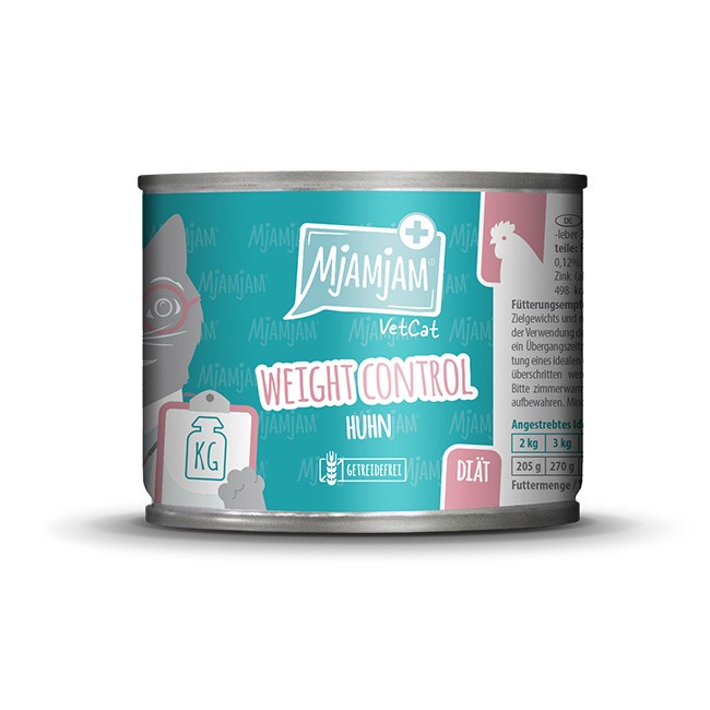 MjAMjAM VetCat Weight Control Huhn 200 g