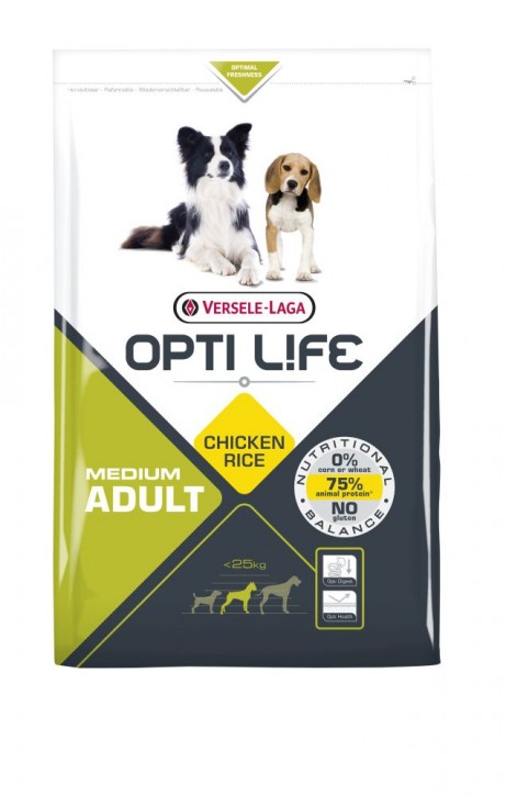 Opti Life Adult Medium 2 x 12,5 kg (Staffelpreis)