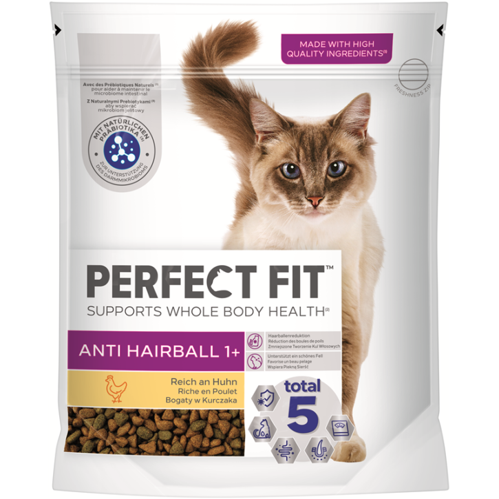 Perfect Fit Cat Anti Hairball Adult 1+ Huhn 6 x 750 g