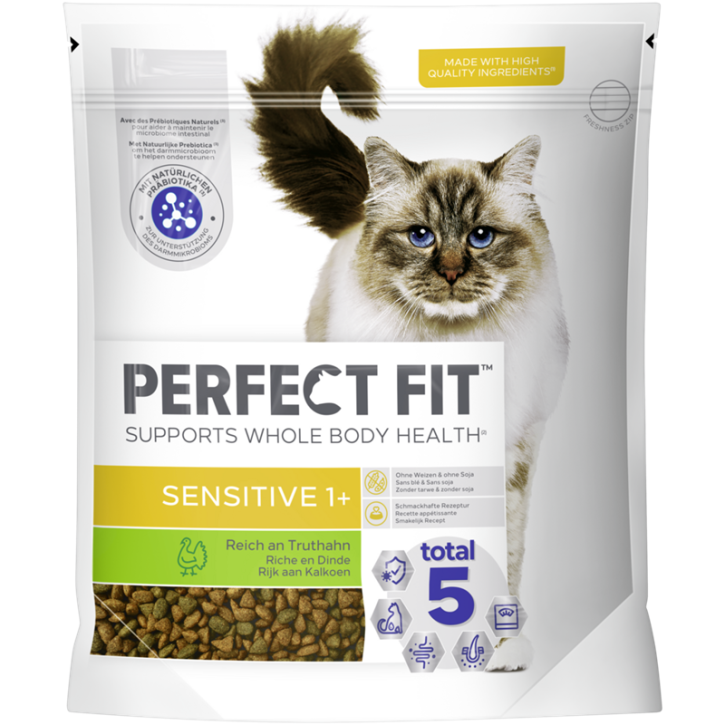 Perfect Fit Cat Sensitive Adult 1+ Truthahn 750 g oder 1,4 kg