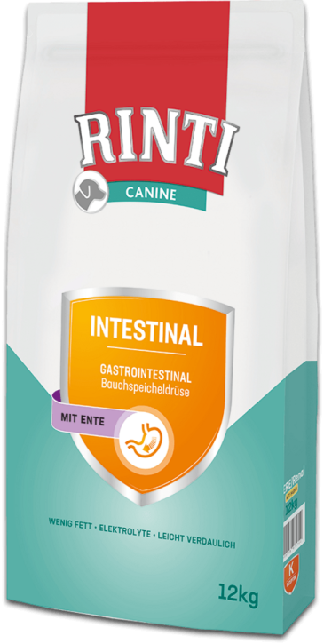 Rinti Canine Intestinal mit Ente 4 kg oder 12 kg (SPARTIPP: unsere Staffelpreise)