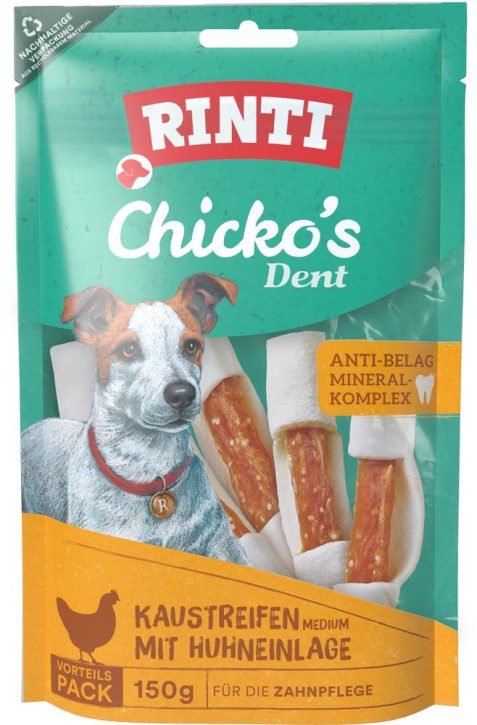Rinti Chicko Dent Medium mit Huhn 9 x 150 g