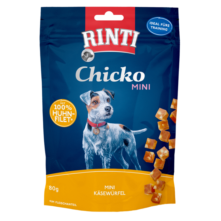 Rinti Chicko Mini Huhnwürfel mit Käse 12 x 80 g