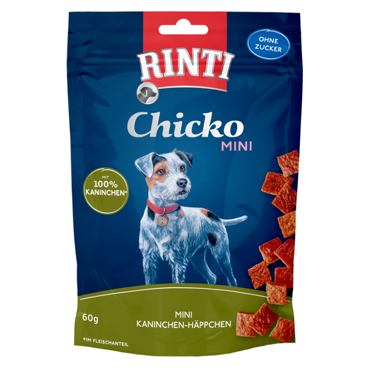 Rinti Chicko Mini Kaninchen-Häppchen 12 x 60 g