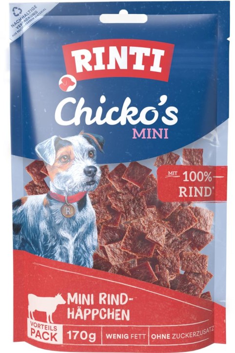 Rinti Chicko Mini mit Rind 9 x 170 g