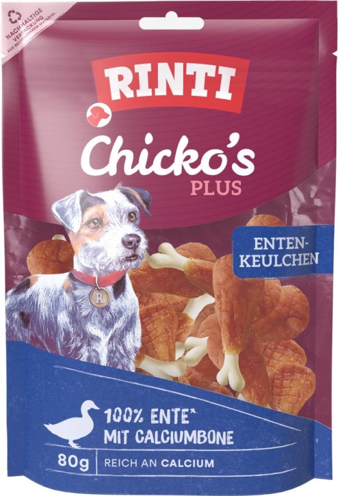 Rinti Chicko Plus Entenkeulchen 12 x 80 g