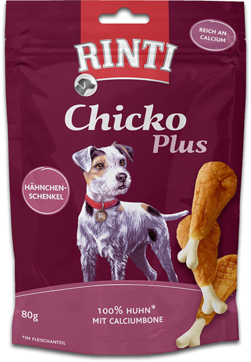 Rinti Chicko Plus Hähnchenschenkel 80 g oder 225 g