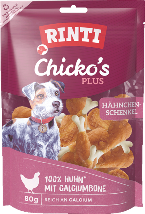Rinti Chicko Plus Hähnchenschenkel 12 x 80 g