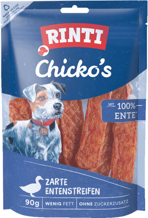 Rinti Chicko mit Ente 12 x 90 g