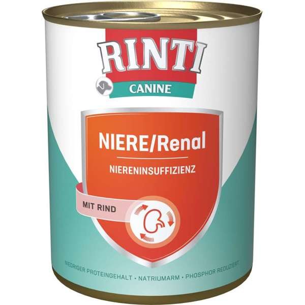 Rinti Canine Nieren-Diät mit Rind 6 x 800 g