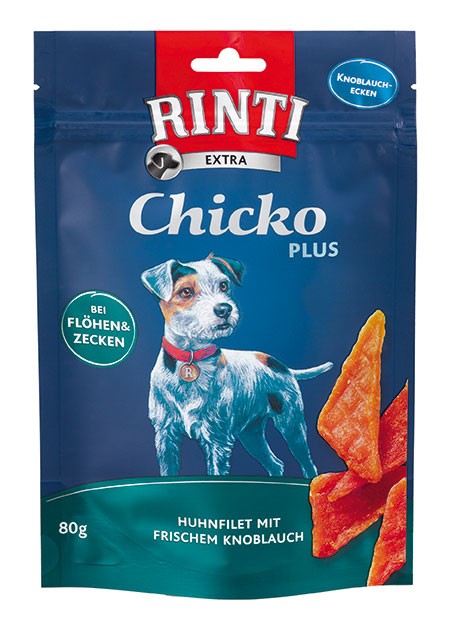 Rinti Extra Chicko Plus Knoblauch Ecken 12 x 80 g