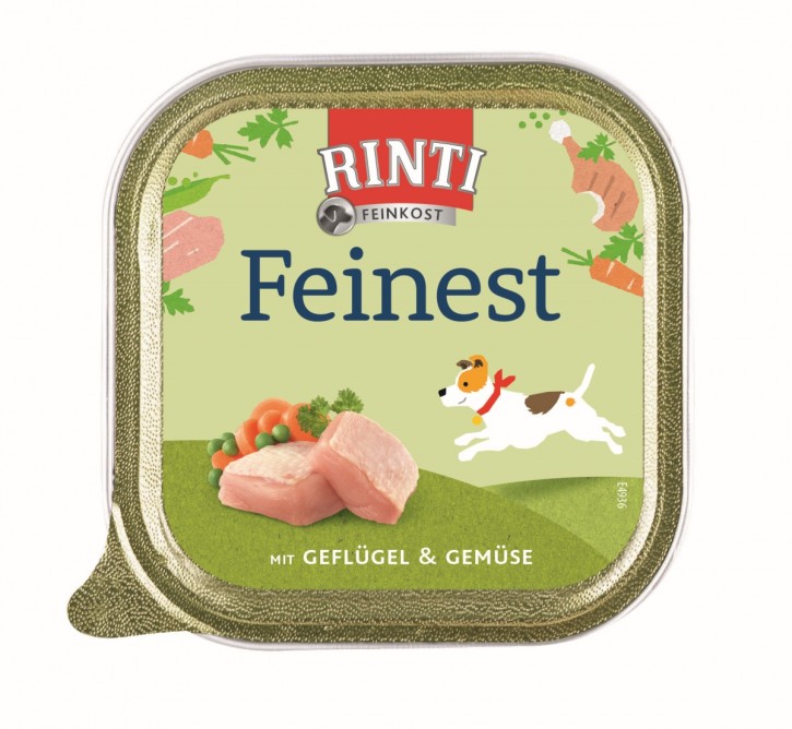 Rinti Feinest Adult mit Geflügel und Gemüse 150 g