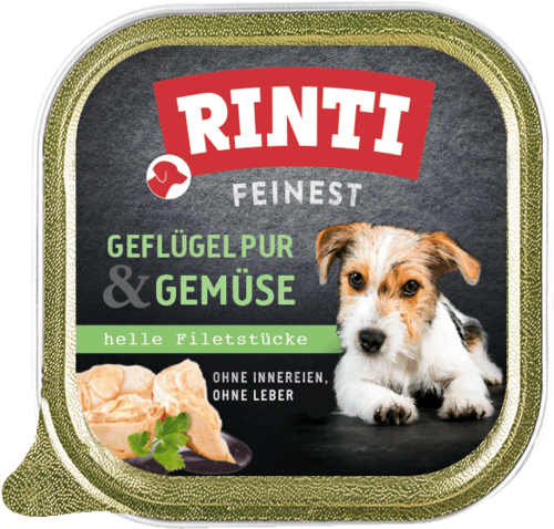 Rinti Feinest Geflügel pur und Gemüse 11 x 150 g