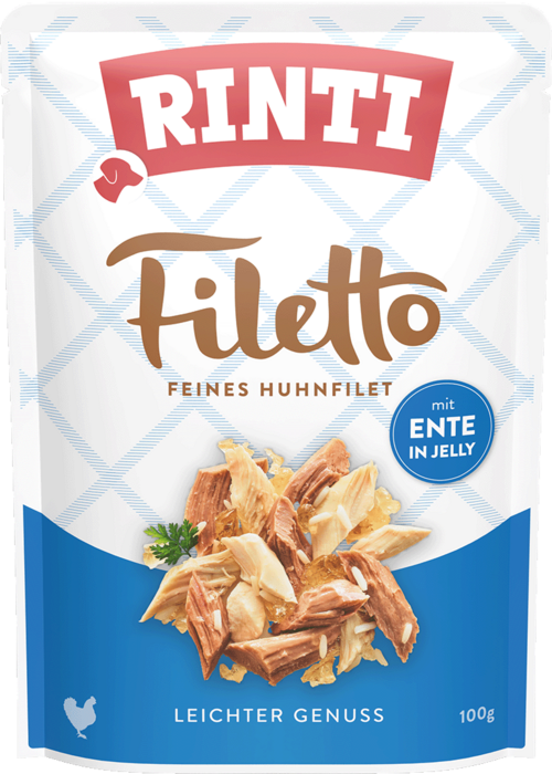 Rinti Filetto Huhnfilet & Ente in Jelly 24 x 100 g