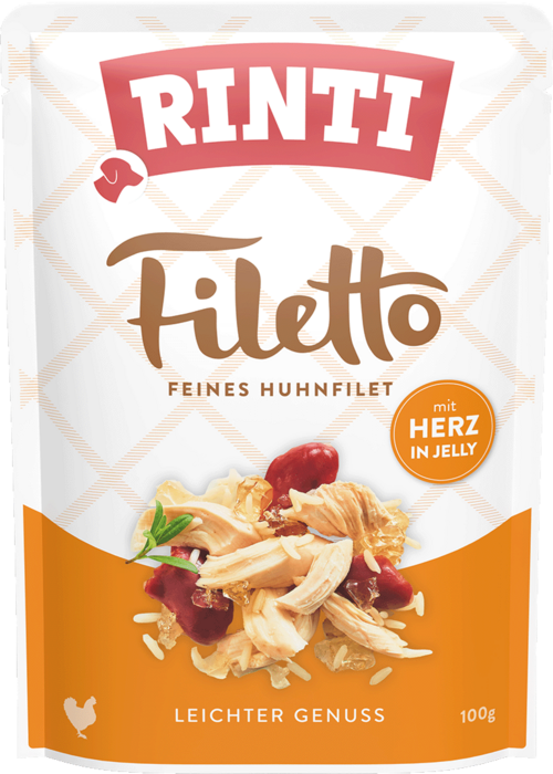 Rinti Filetto Huhnfilet & Herz in Jelly 24 x 100 g