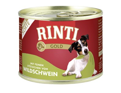 Rinti Gold Adult mit Wildschwein 12 x 185 g