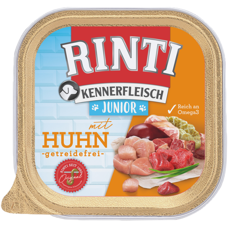 Rinti Kennerfleisch Junior mit Huhn 9 x 300 g