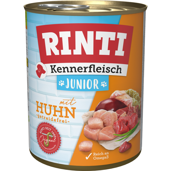 Rinti Kennerfleisch Junior mit Huhn 12 x 800 g