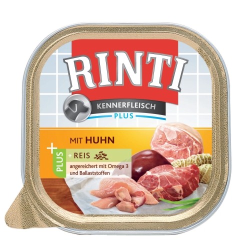 Rinti Kennerfleisch Plus mit Huhn und Reis 9 x 300 g