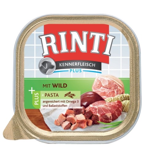 Rinti Kennerfleisch Plus mit Wild und Pasta 300 g