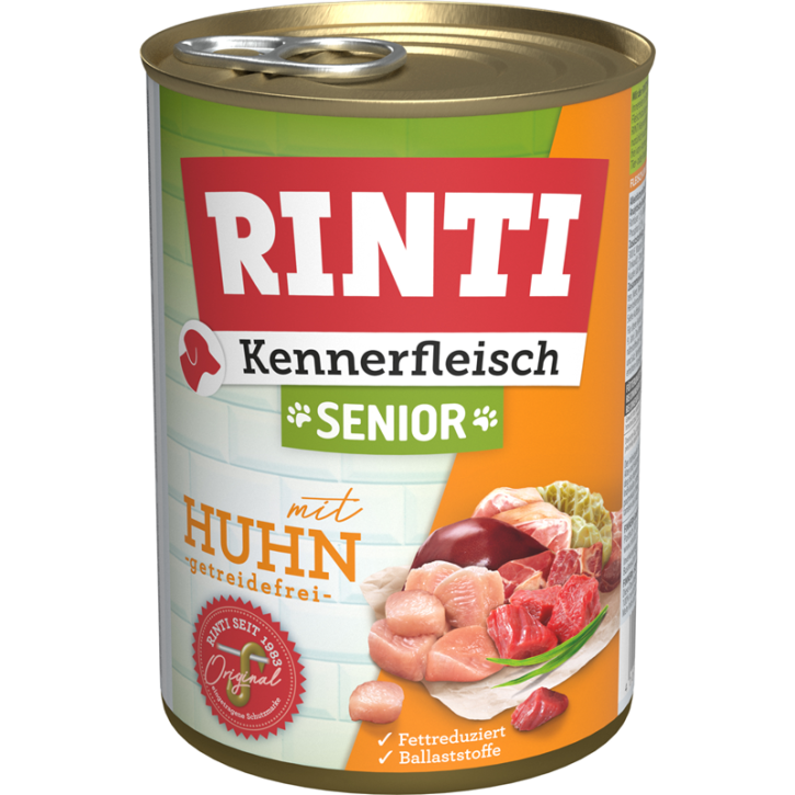 Rinti Kennerfleisch Senior mit Huhn 24 x 400 g