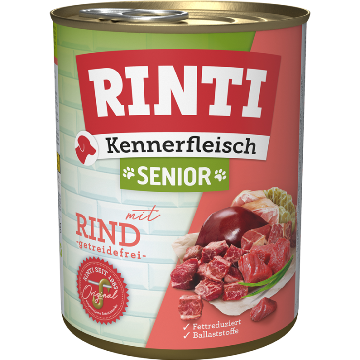 Rinti Kennerfleisch Senior mit Rind 12 x 800 g