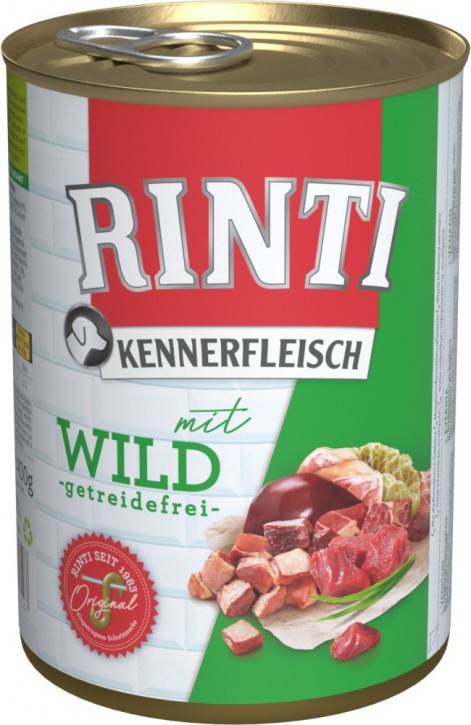 Rinti Kennerfleisch mit Wild 24 x 400 g