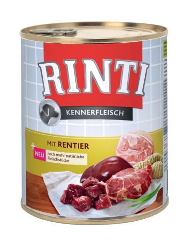 Rinti Kennerfleisch mit Rentier 12 x 800 g