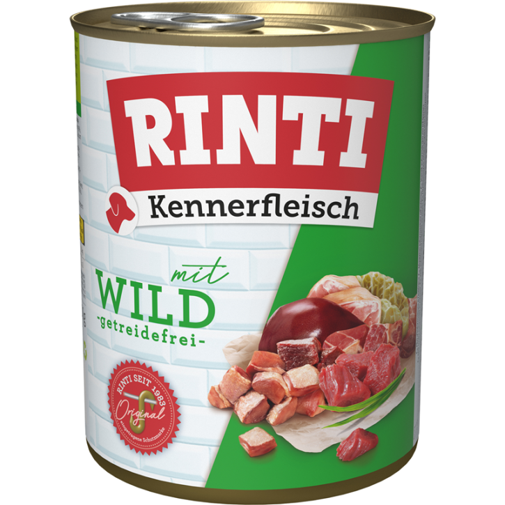 Rinti Kennerfleisch mit Wild 12 x 800 g